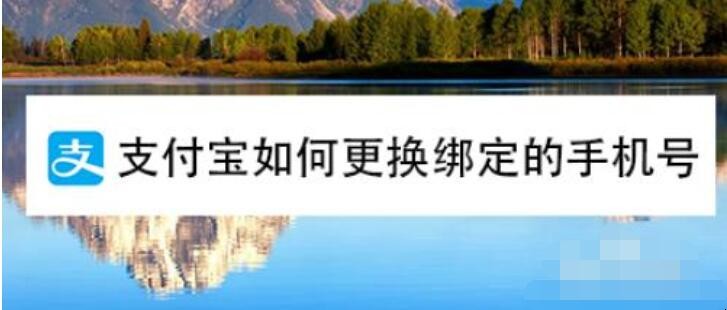 支付宝绑定手机号码如何修改