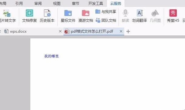 pdf格式文件怎么打开